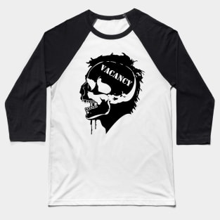 Cranial Vacancy logo black Baseball T-Shirt